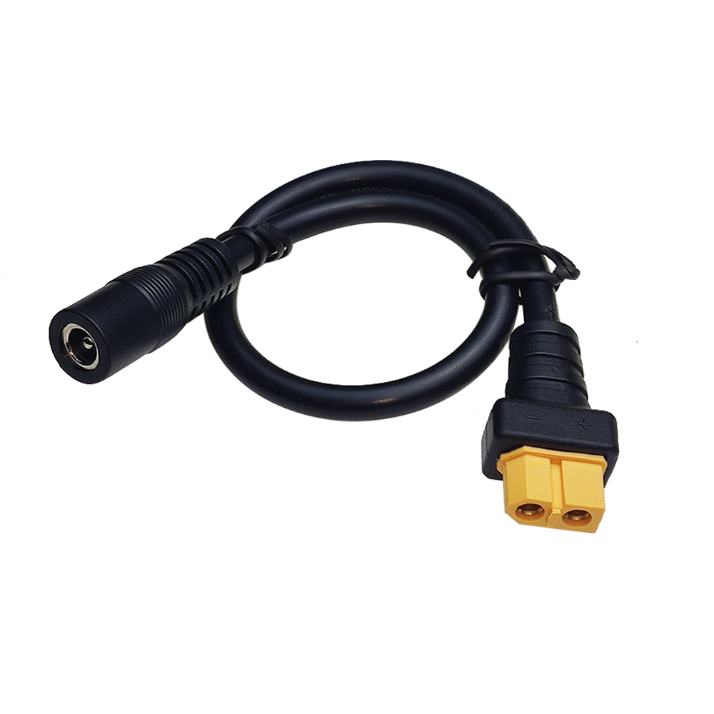 XT60 Charging Cable XT60 Adapter Cable XT60 Female Bullet Connector to Male DC 5.5mm X 2.5mm Power Cable