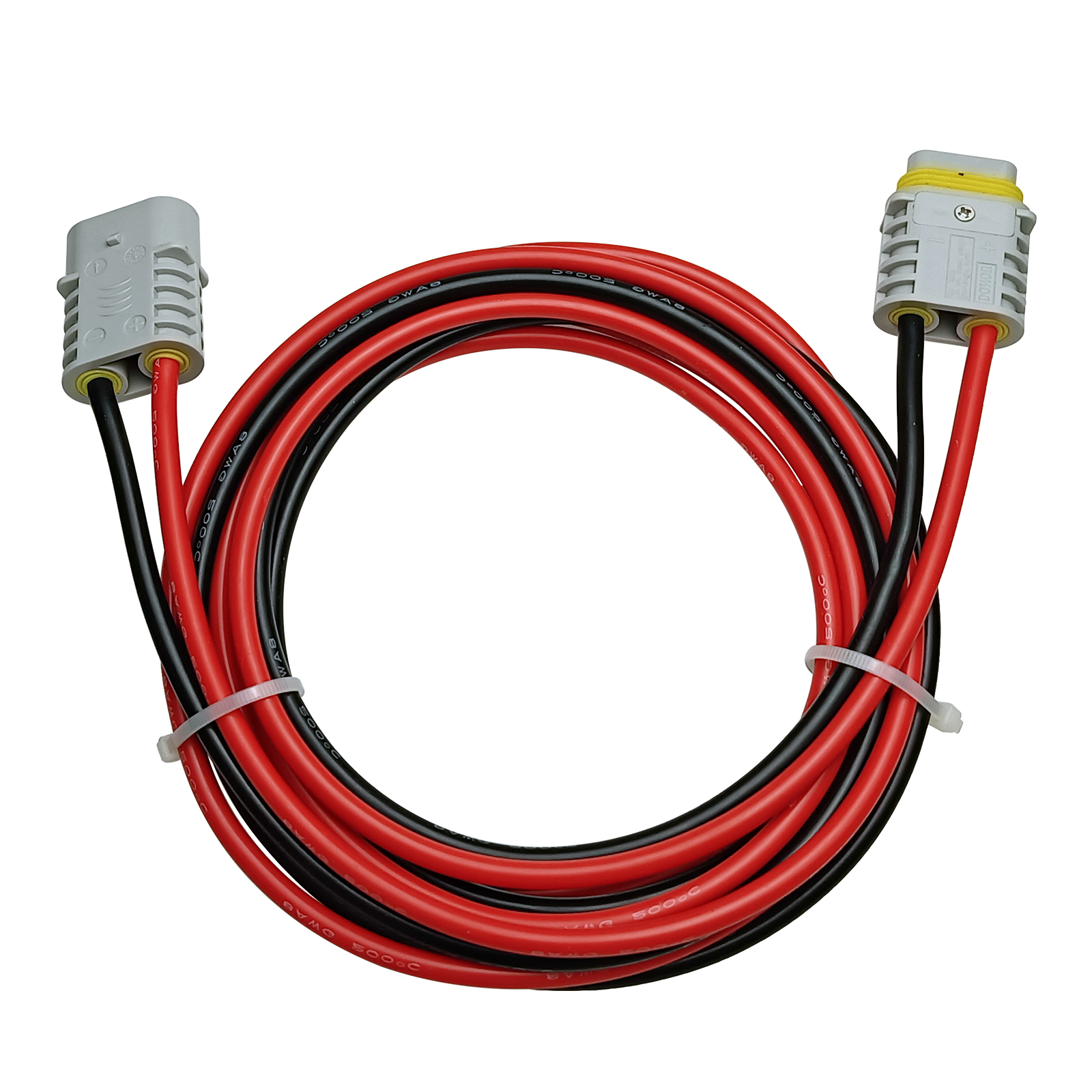 8AWG 50A Battery Adapter Extension Cord 600V Forklift Cable Power Connectors