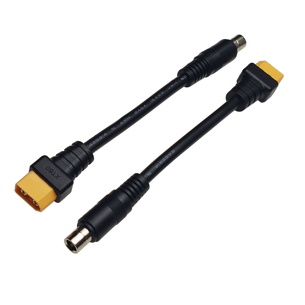 XT60 to DC Adapter Cable XT60 Male Bullet Connector to Male DC8.0X 2.0mm Power Jack Cable