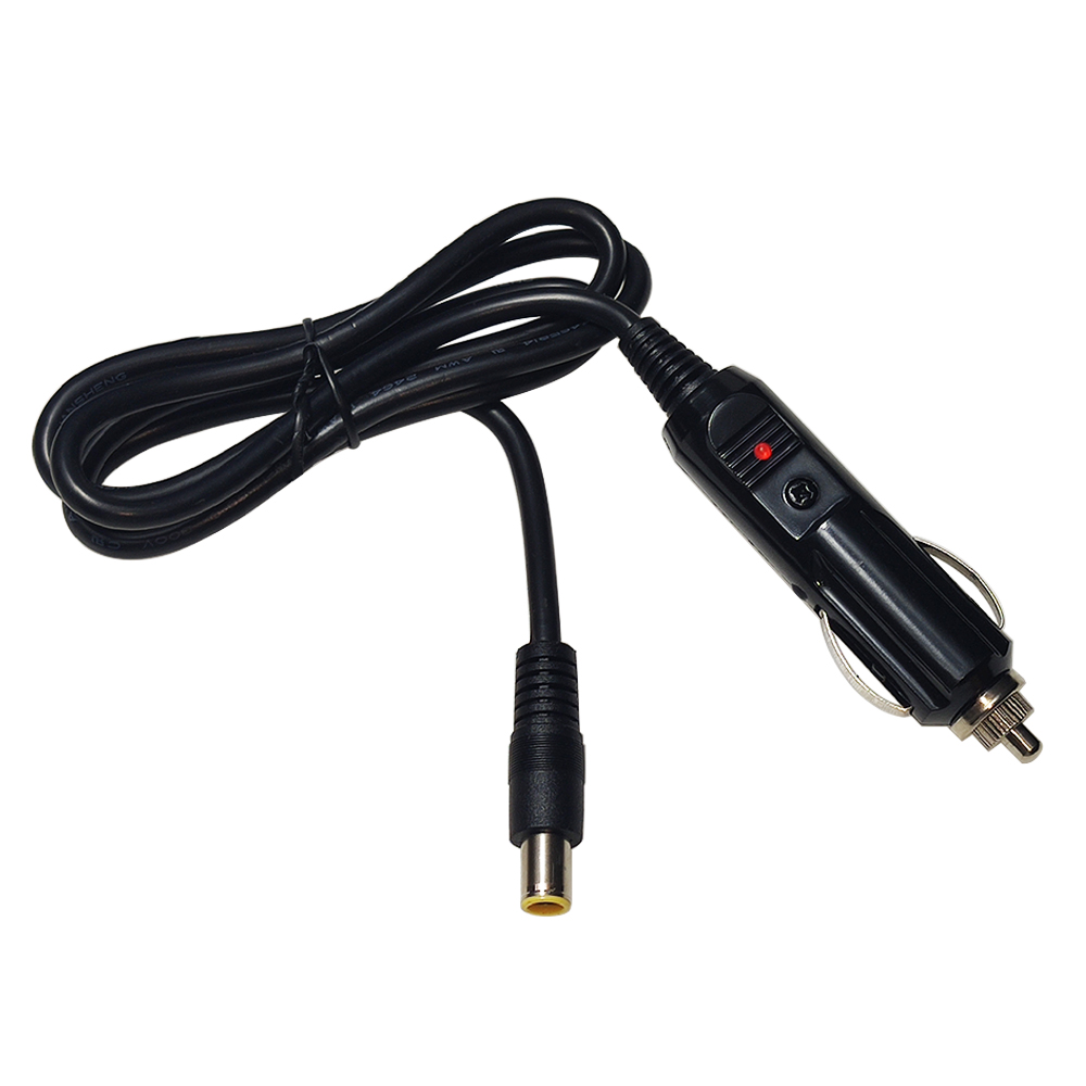 18AWG Cable DC 8mm to Car Cigarette Lighter Male Plug Cord
