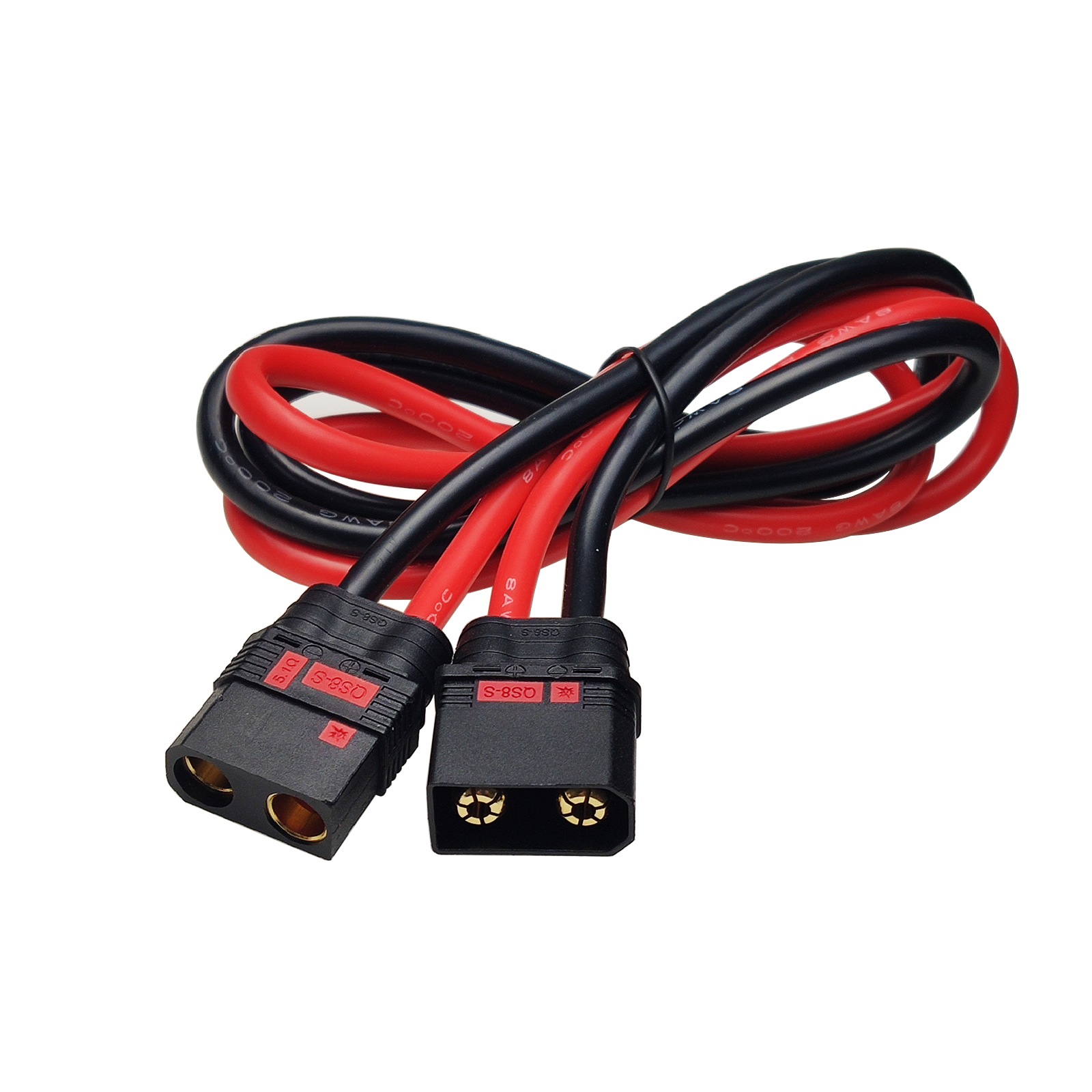 QS8-S Anti Spark Connector Adapter Cable Battery Connecting Extension Harness