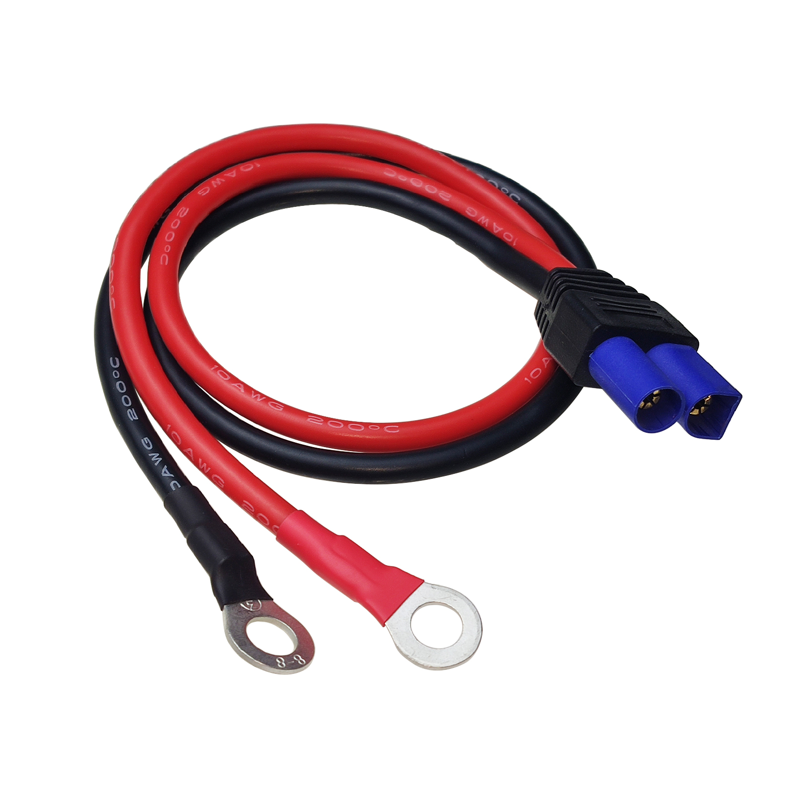 10AWG EC5 to O Ring Terminal Cable EC5 Male to O Ring Eyelet Terminal Connector Cord